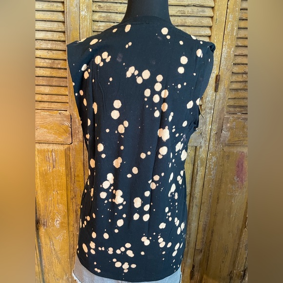 🤘🏽DEF LEPPARD Hysteria Bleached Ragged Cut Sleeveless Tank Women’s Size S - Picture 4 of 6